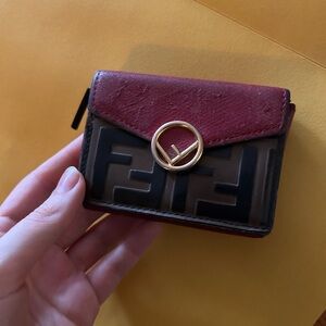 Fendi Micro Trifold Wallet Mini purse bag
